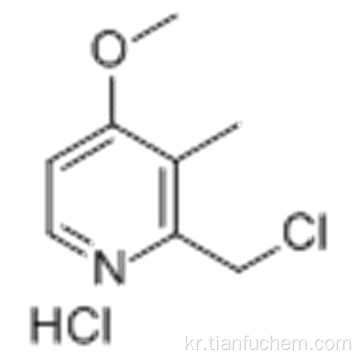 피리딘, 2- (클로로 메틸) -4- 메 톡시 -3- 메틸 -CAS 124473-12-7